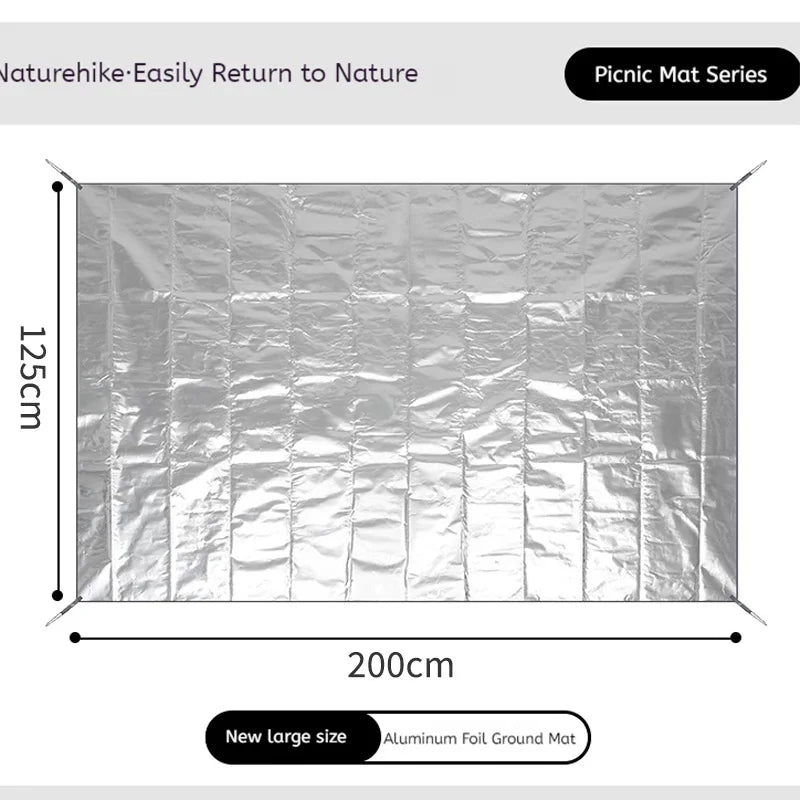 Naturehike Tent Mat PE Aluminum Foil Outdoor Moisture Proof Pad For Camping