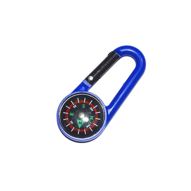 Mini Lightweight Compass With Carabiner Keychain For Camping Survival