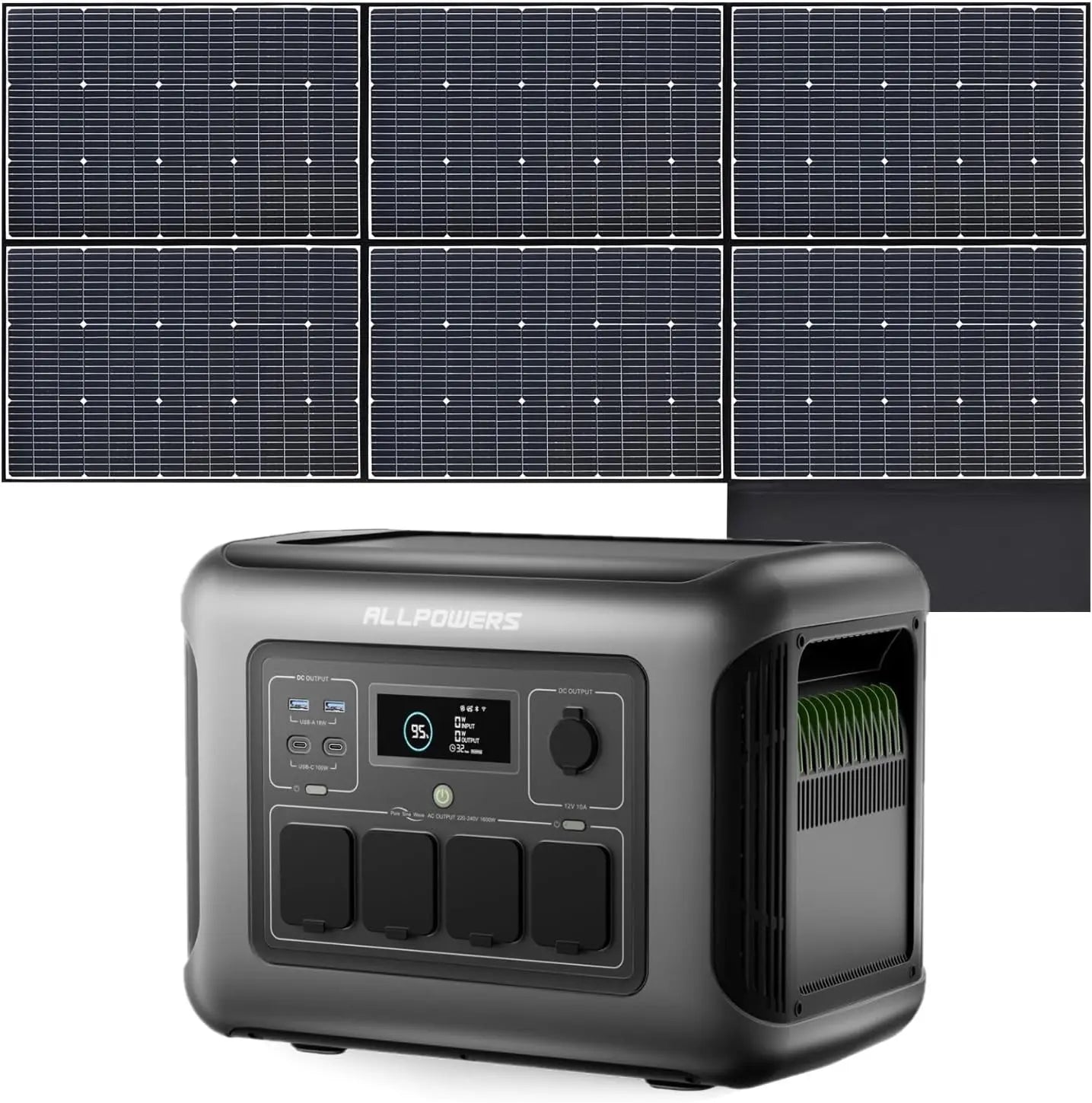 ALLPOWERS R1500 LITE Portable Power Station With Solar Panel