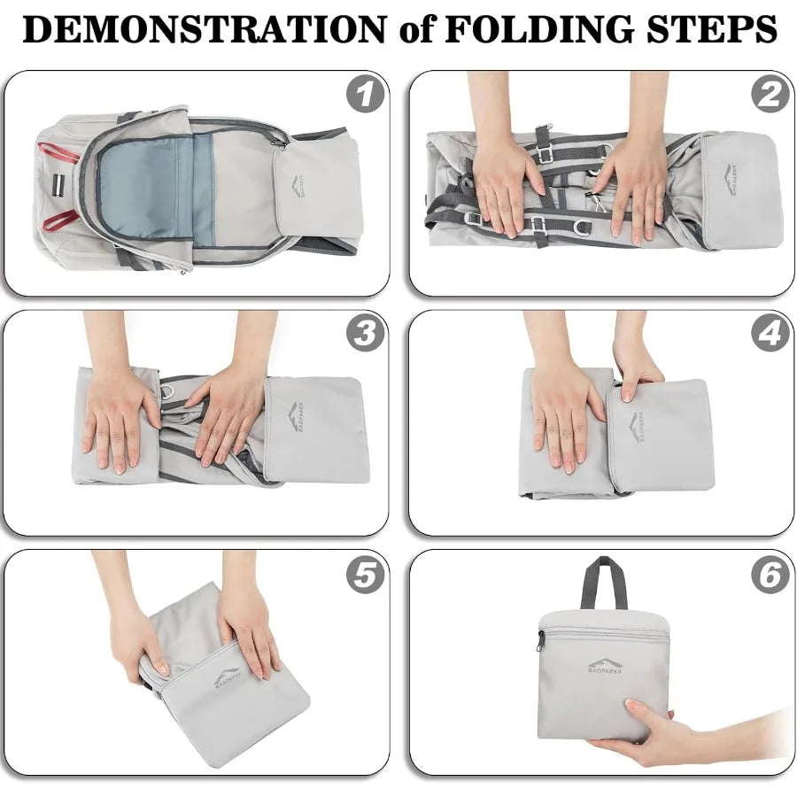 Hiking Backpack 35L Ultra Lightweight Packable Daypack for Men Women Travel