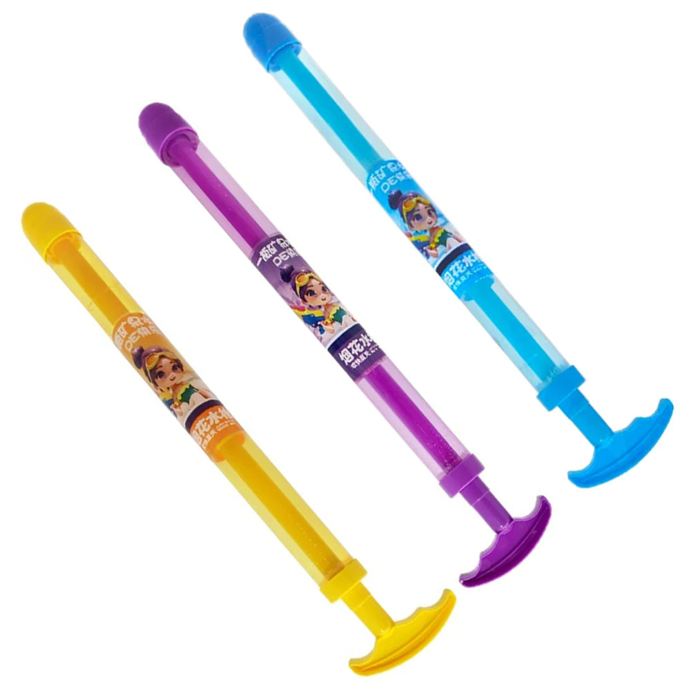 Fireworks Water Gun Beach Water Fighting Toy Pull-Out Sprinkler Toy Large Capacity Tube for Childs Adults for Bathing Pool Party