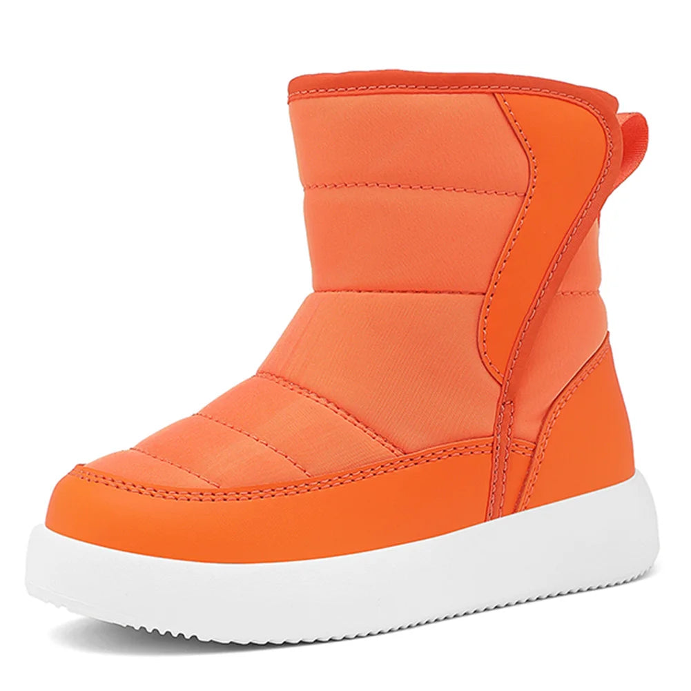 Waterproof Fur Lined Toddler Snow Boots for Boys and Girls Warm Winter Outdoor