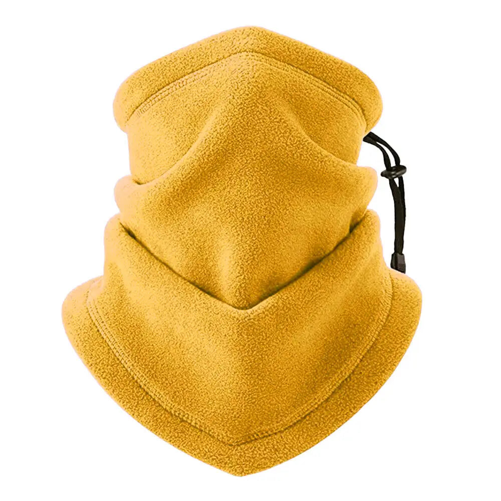 Fleece Neck Warmer Winter Scarf Face Mask For Men Women Windproof Hiking Cycling