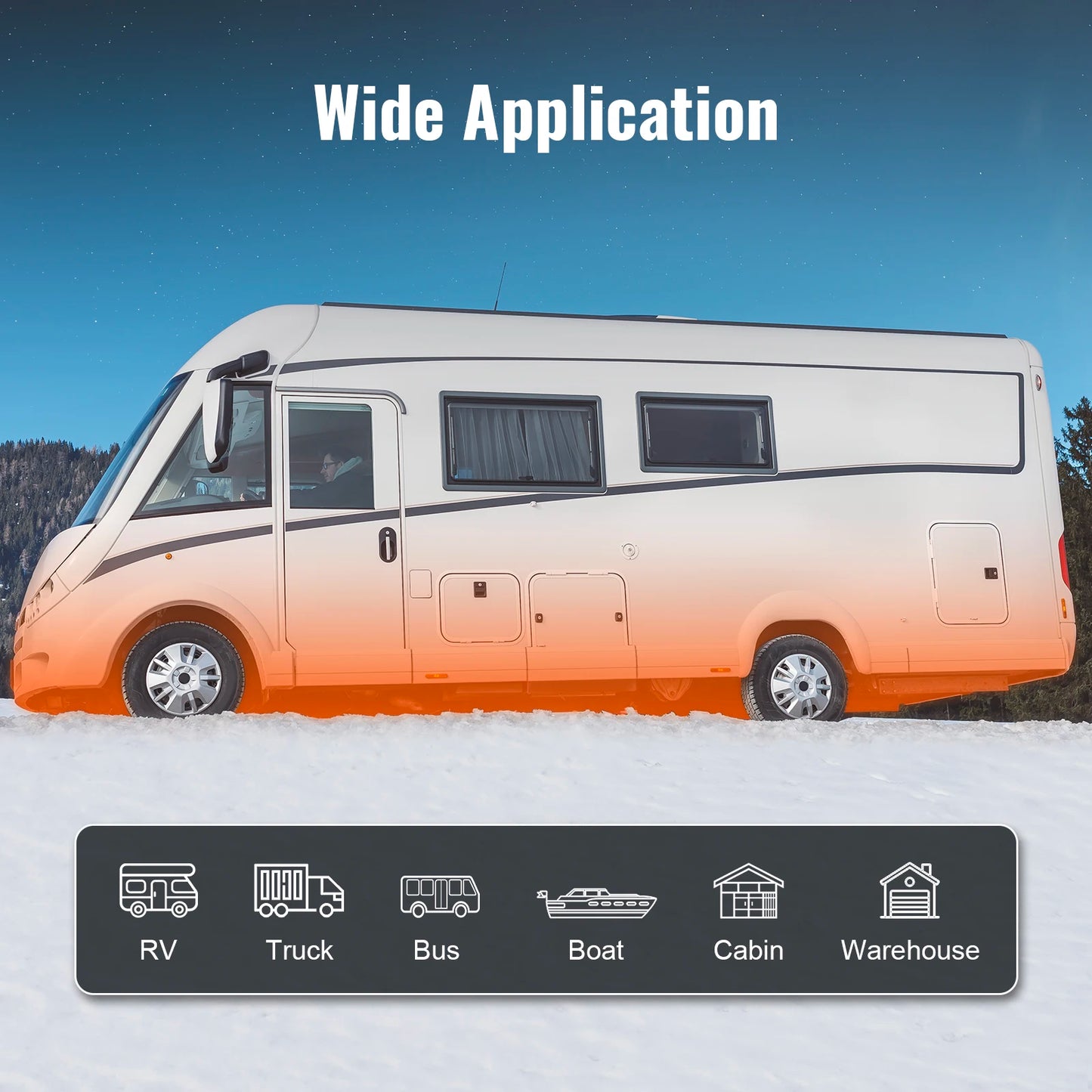 SucceBuy Bluetooth App Control Diesel Air Heater for RV