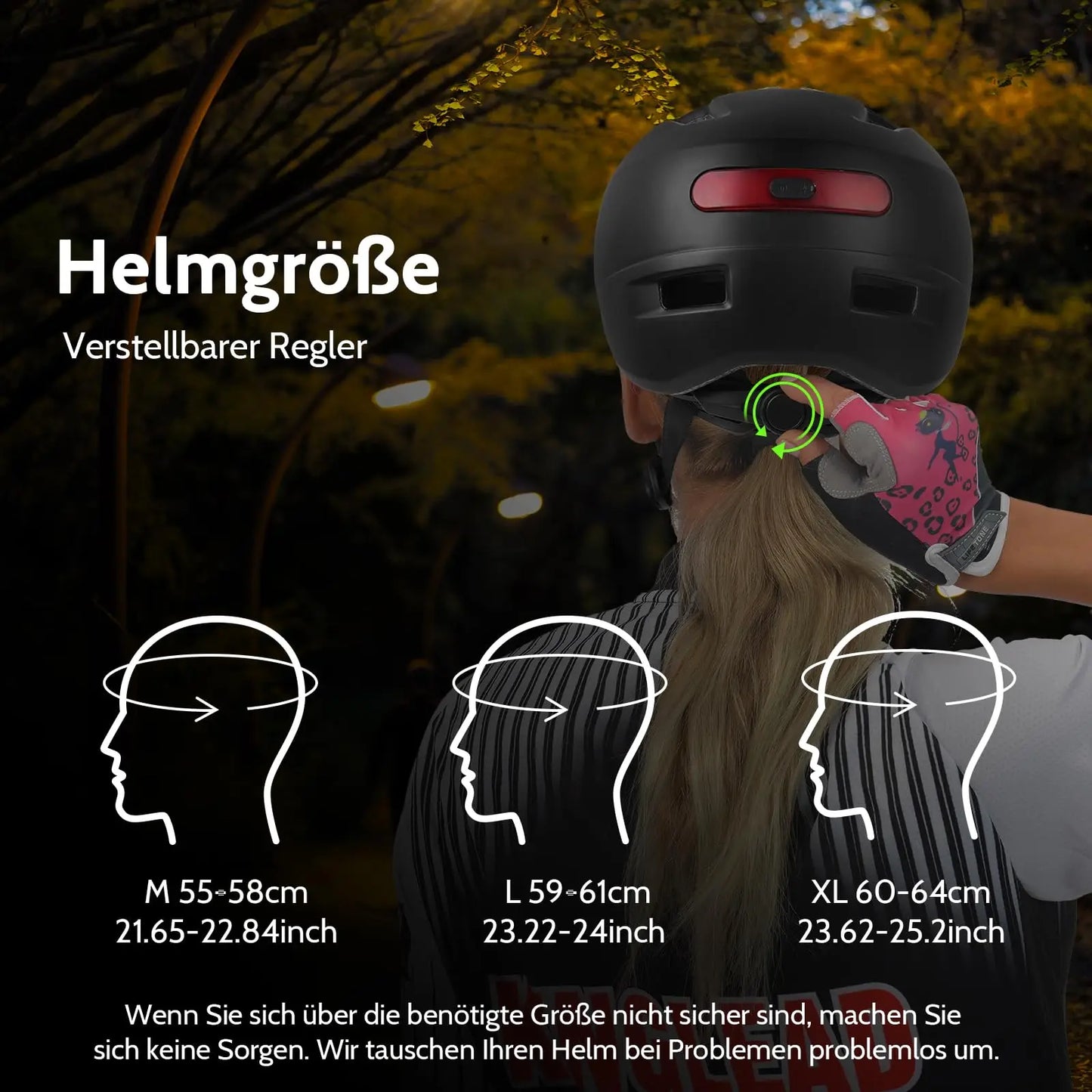 5types of male and female bicycle helmets with USB lights and sun visors including adult helmets for mountain racing skateboardi