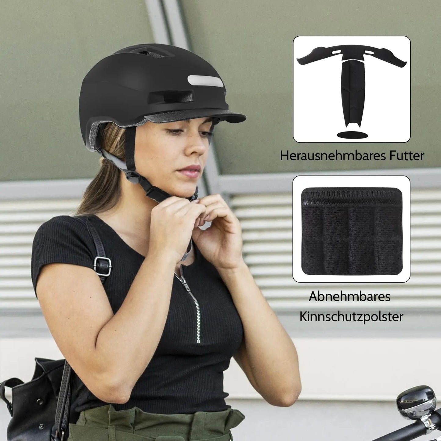 5types of male and female bicycle helmets with USB lights and sun visors including adult helmets for mountain racing skateboardi