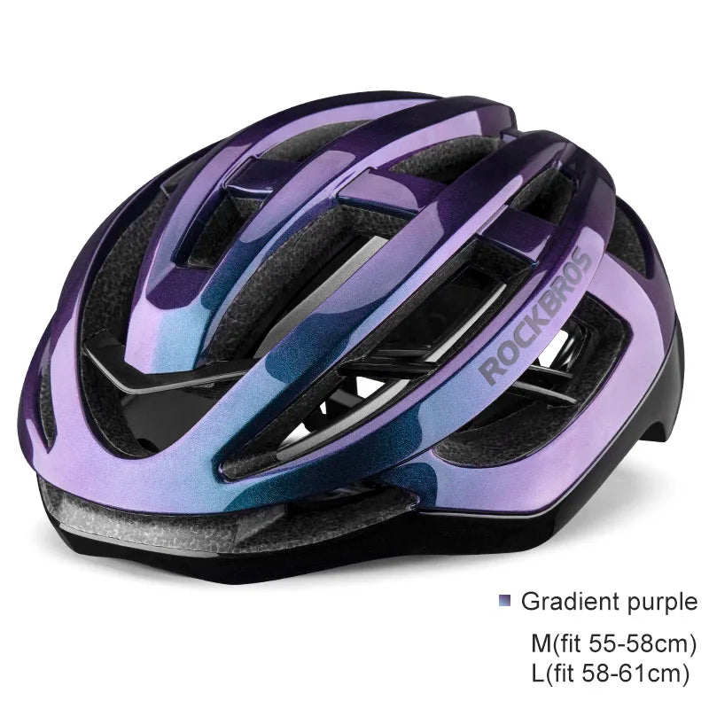 Rockbros Bicycle Helmet Breathable Integrally Molded Unisex Road Bike Helmet