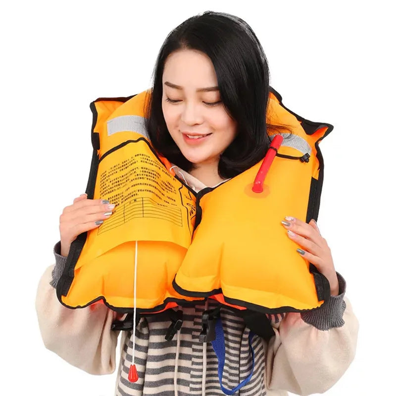 Automatic Inflatable Life Jacket For Adults Outdoor Water Sports Survival Vest