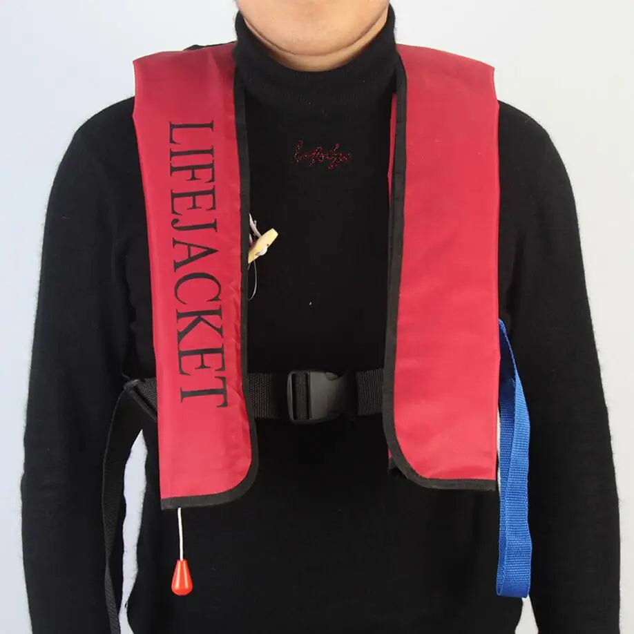 Automatic Inflatable Life Jacket For Adults Outdoor Water Sports Survival Vest