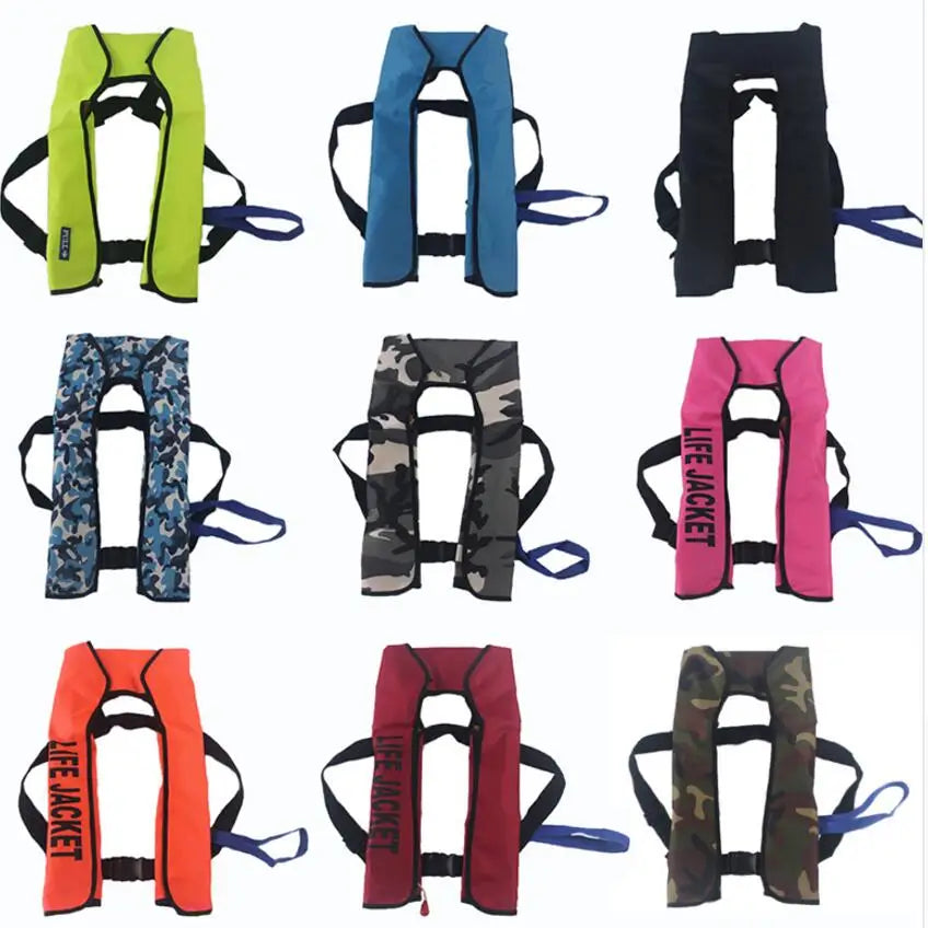 Automatic Inflatable Life Jacket For Adults Outdoor Water Sports Survival Vest