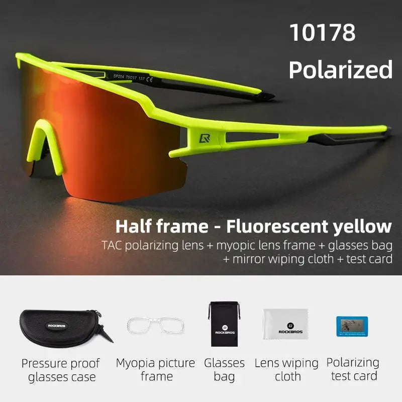 Rockbros Photochromic Cycling Glasses UV Protection Windproof Eyewear