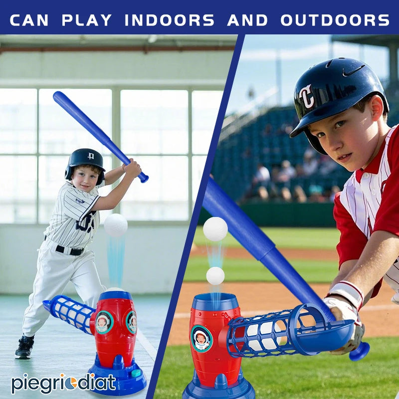 T Ball Sets for Kids 5-8,Tee Ball Set with Plastic Baseball Bat,Toddler Game Sports & Outdoors Toys, Baseball Training Equipment