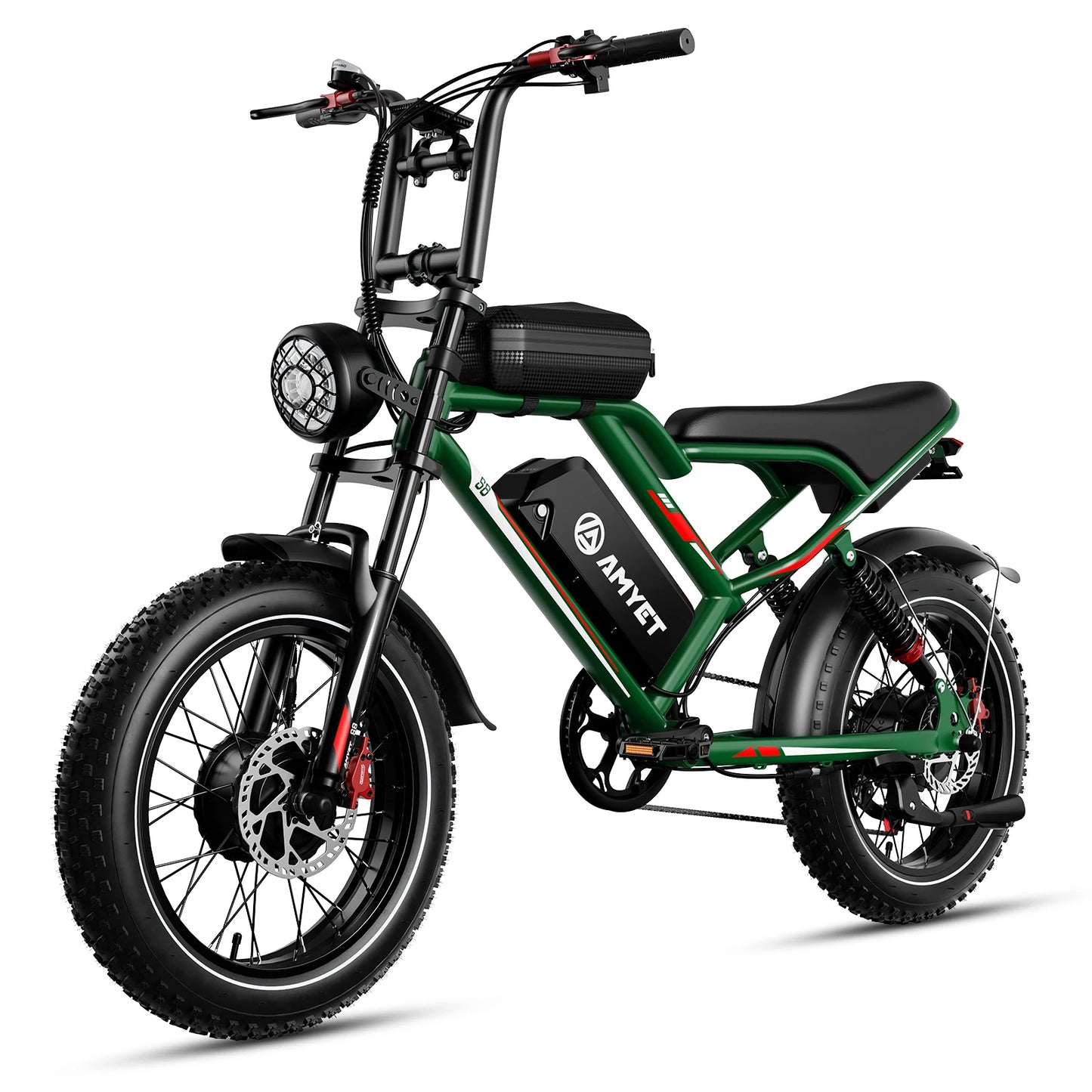 AMYET S8 Dual Motor 2000W Electric Bike 48V Battery