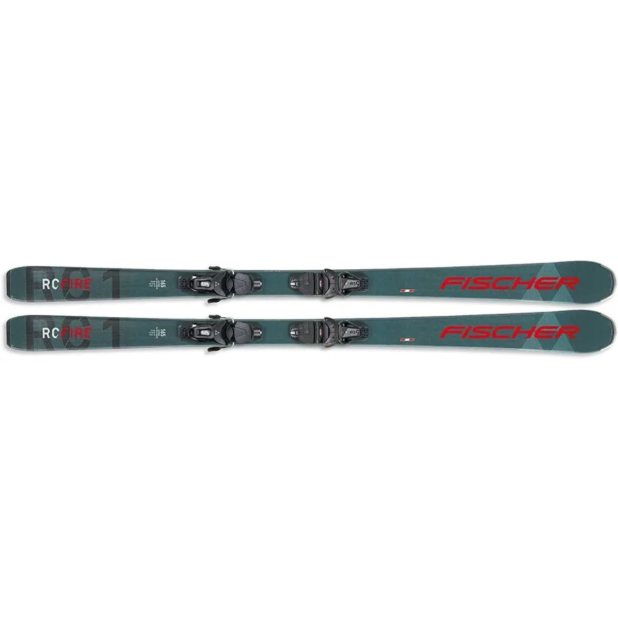 Unisex RC Fire Lightweight Alpine All Mountain Skis With Bindings