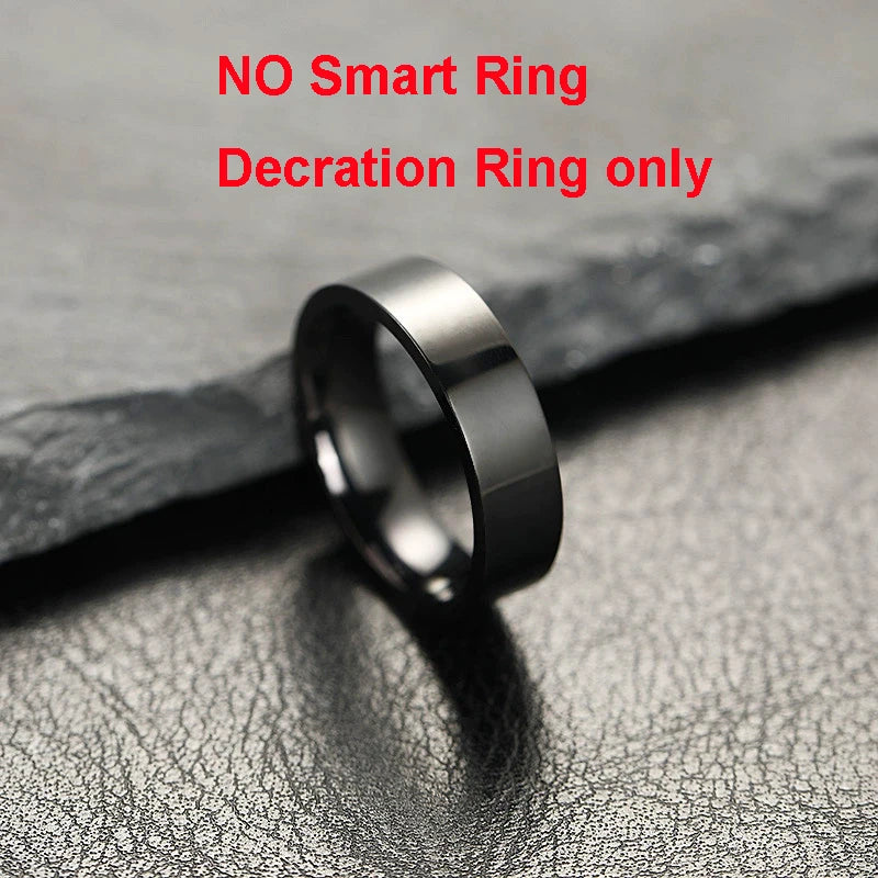 Smart Ring With Heart Rate And SpO2 Monitor IP68 Waterproof