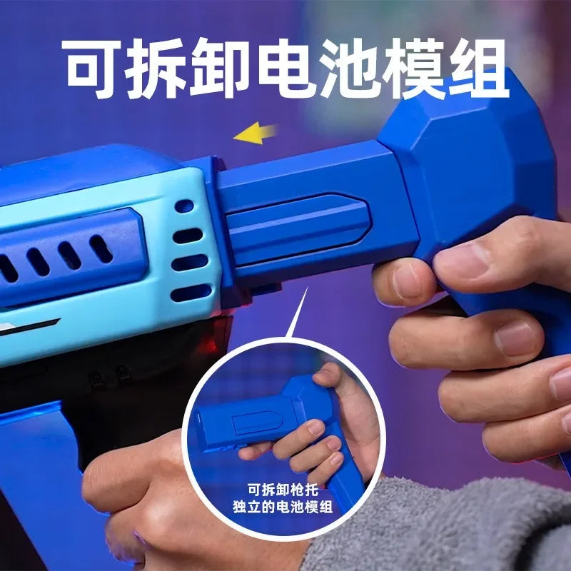 Fully Automatic Bubble Gun for Kids With Colorful Lights