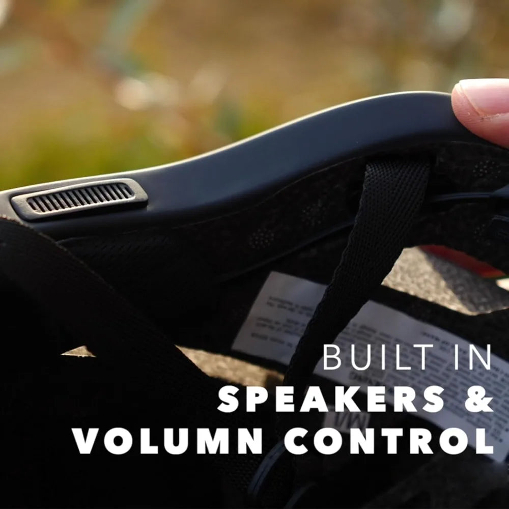 Smart Bike Helmet With Built In Speakers And Brake Lights LED Signals Remote