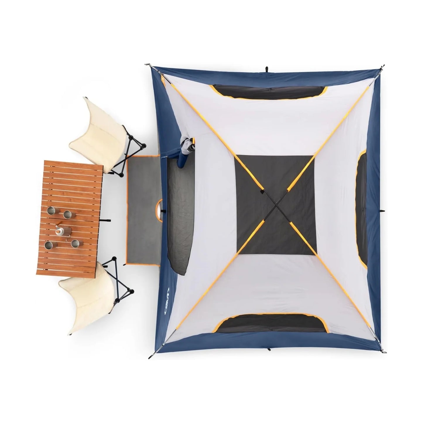 UNP 6 Person Camping Tent With Screen Room And Porch