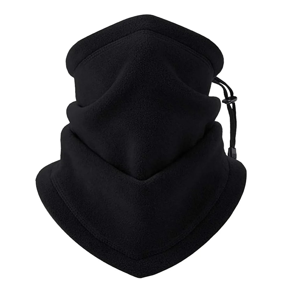 Fleece Neck Warmer Winter Scarf Face Mask For Men Women Windproof Hiking Cycling