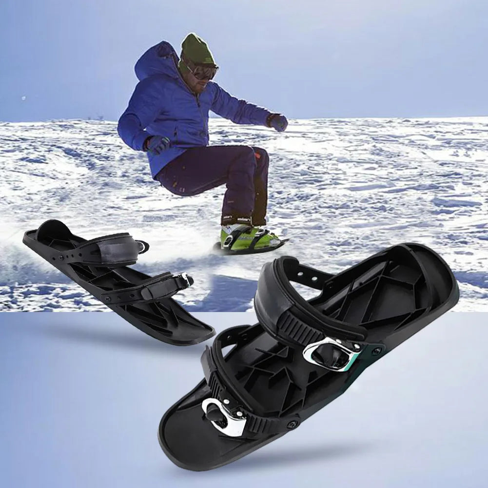 Adjustable Mini Short Ski Skates Snow Skiboards Winter Outdoor Sports