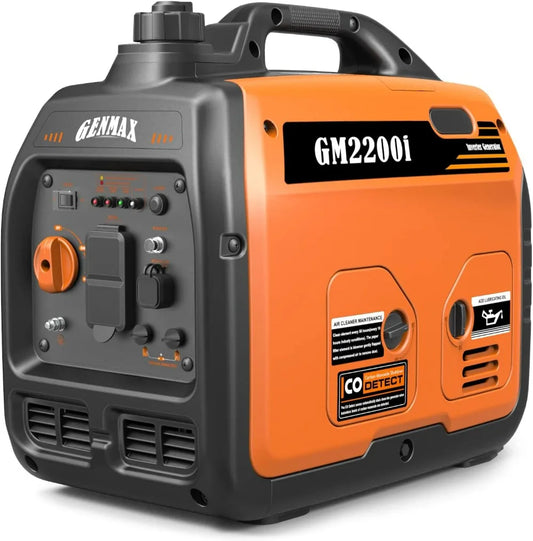 Portable Inverter Generator 2200W With Eco Mode And CO Shutdown