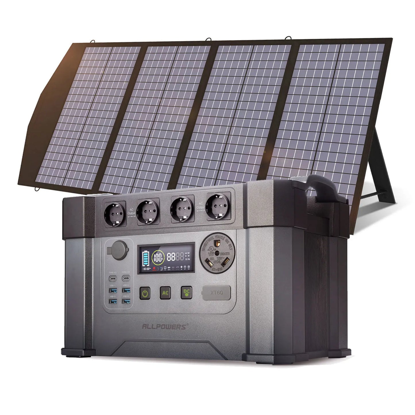 ALLPOWERS S2000 Pro Outdoor Generator 2400W MPPT Portable Power Station
