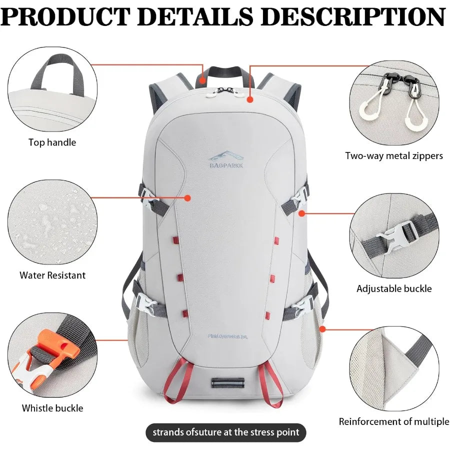 Hiking Backpack 35L Ultra Lightweight Packable Daypack for Men Women Travel