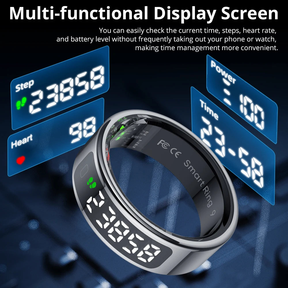 COLMI R12 Smart Ring Display Touch Health Manager 5ATM Waterproof