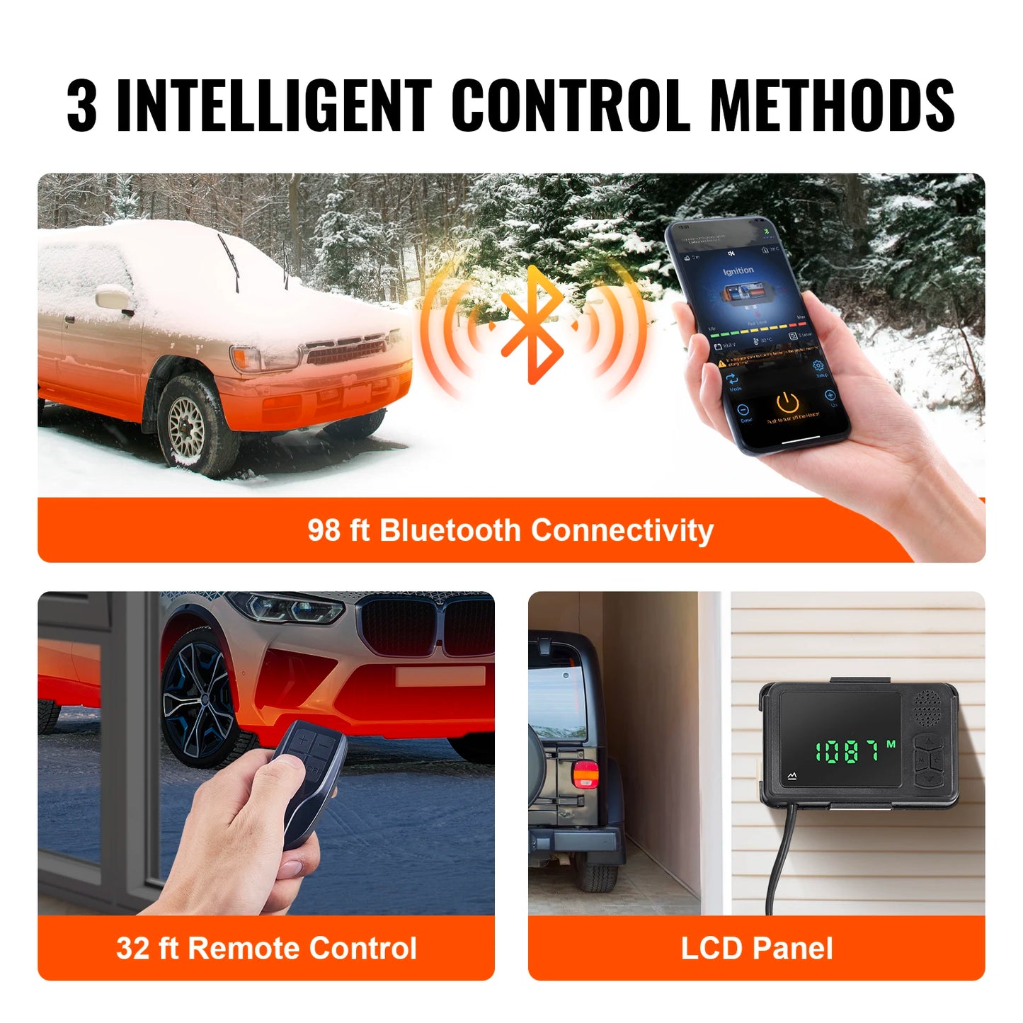 SucceBuy Bluetooth App Control Diesel Air Heater for RV