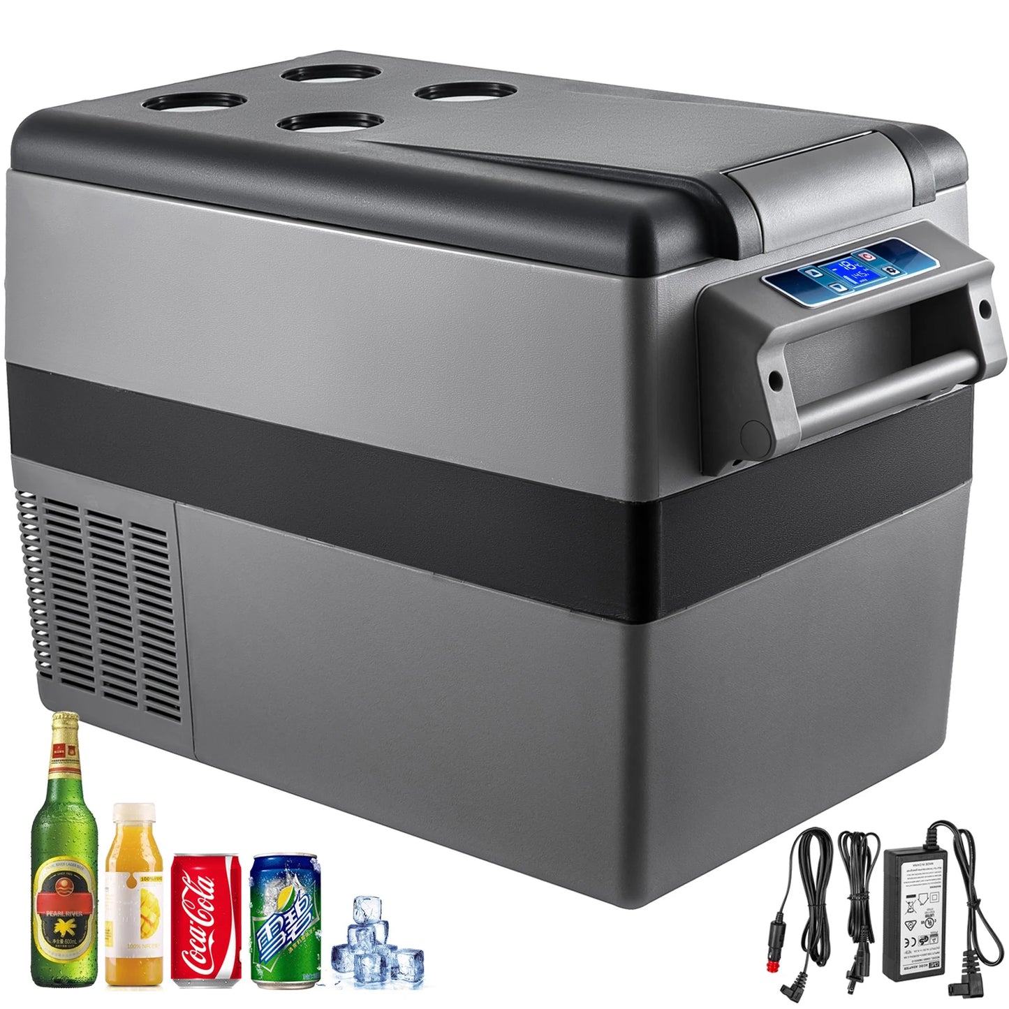 SucceBuy Portable Car Refrigerator 20L To 55L Compressor Cooler For Camping