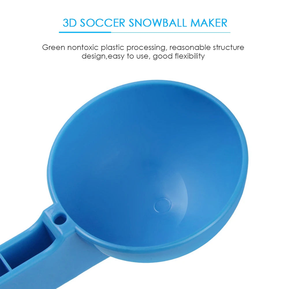 3D Large Round Snowball Maker Clip Winter Snowball Fight Children Beach Play Toy