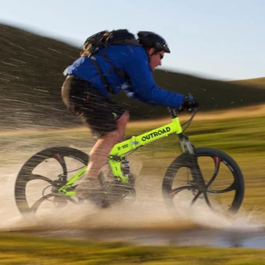 26 Inch Folding Mountain Bike 21 Speed Full Suspension With Dual Disc Brake