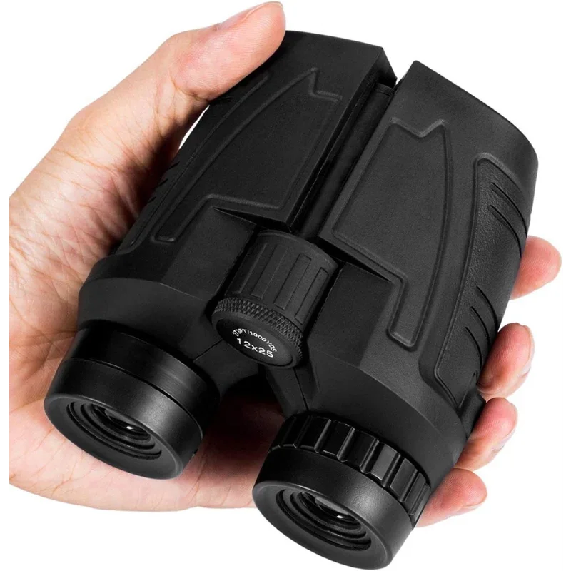 12x25 Compact Binoculars For Adults And Kids Waterproof Easy Focus Bird Watching
