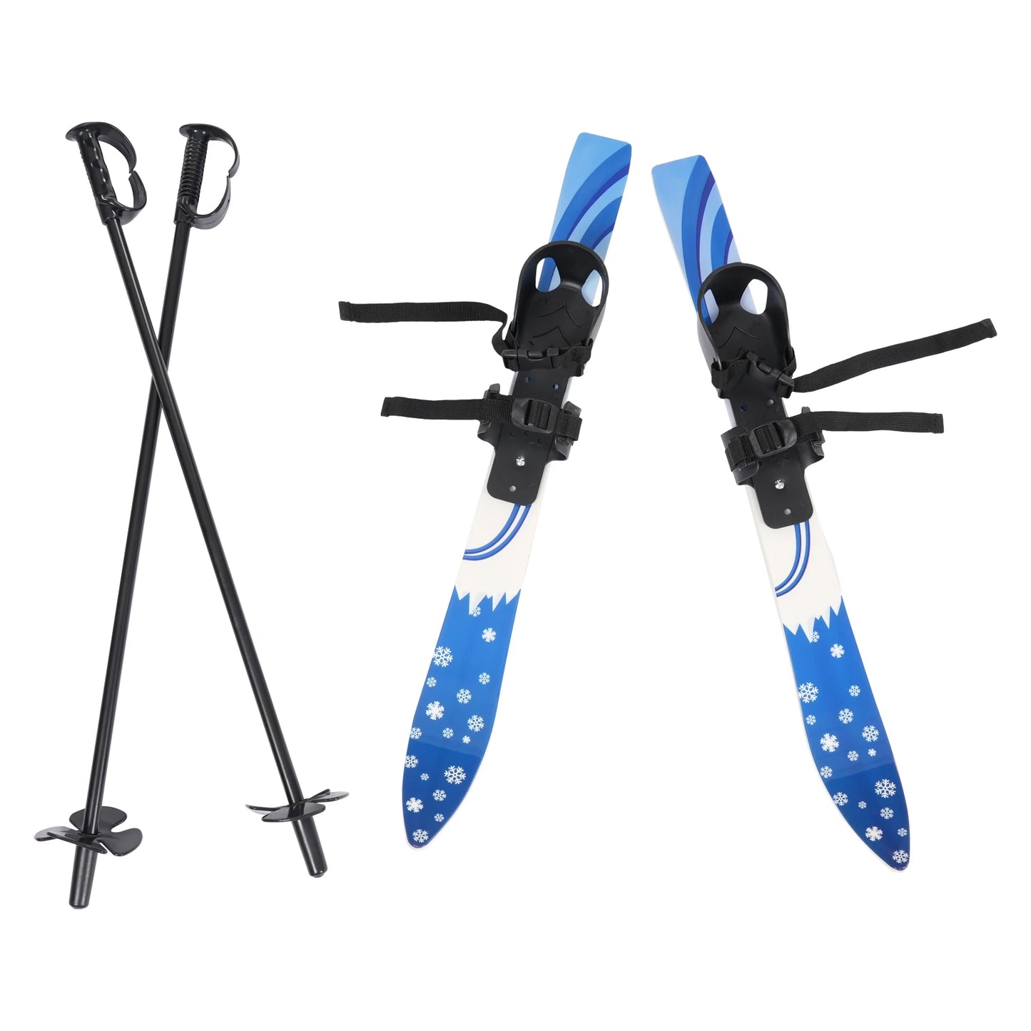 Kids Ski Set With Poles Snow Skis For Beginners 2 To 8 Years Old