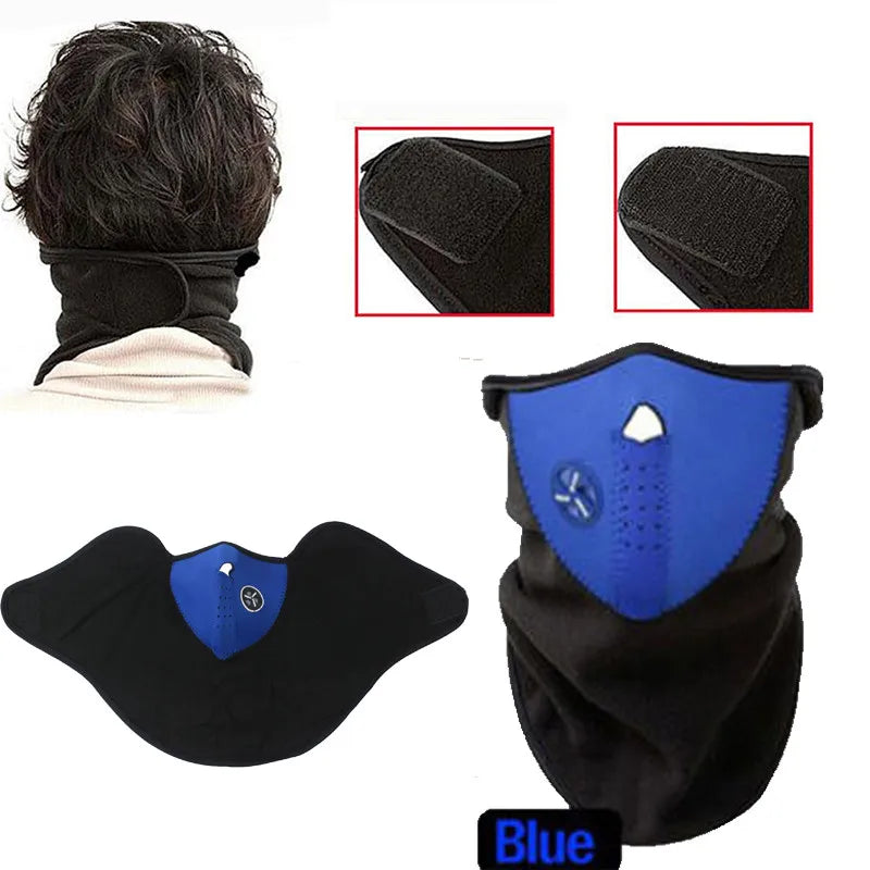 Windproof Neoprene Neck Warmer Gaiter For Outdoor Sports Face Cover
