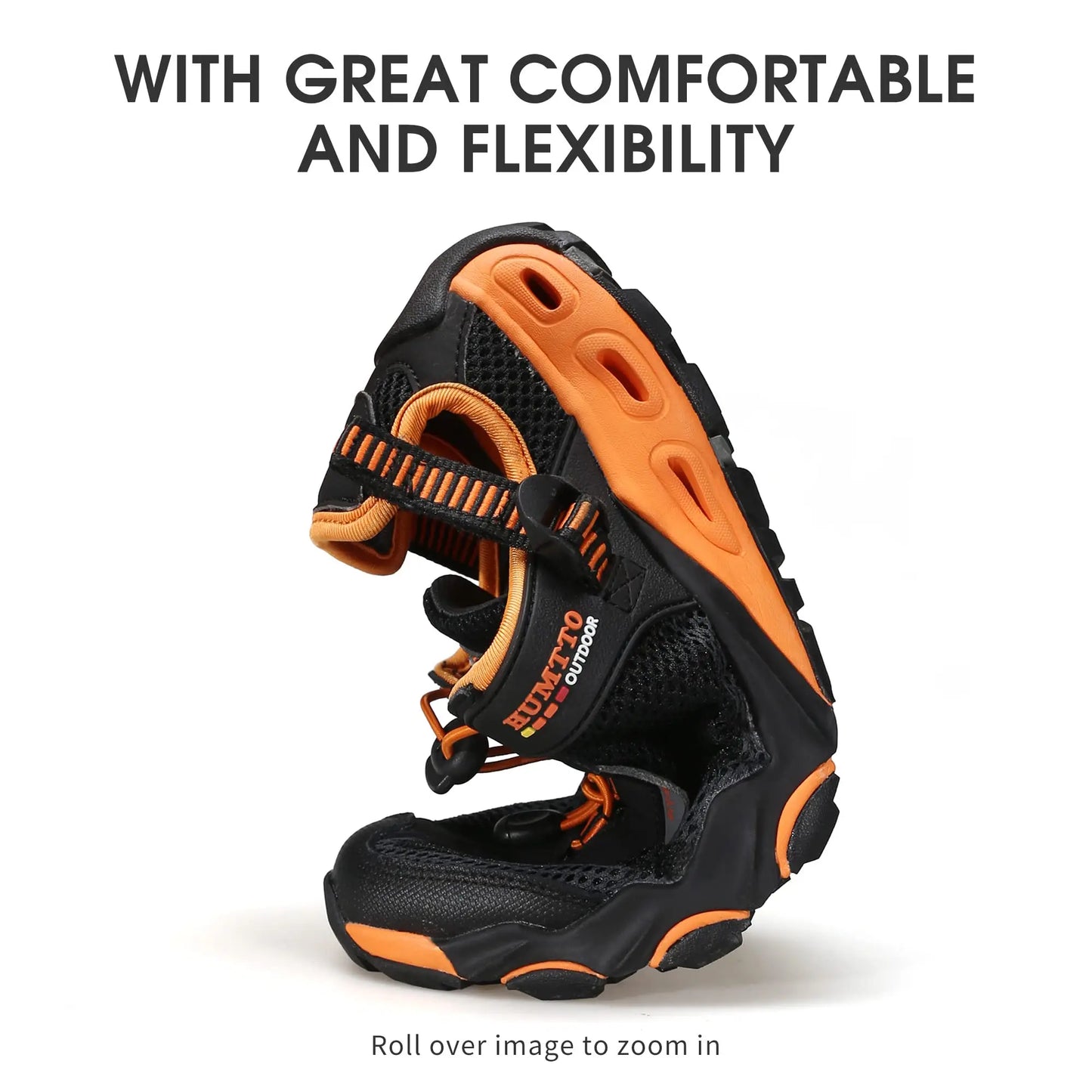 HUMTTO Men Summer Wading Hiking Shoes Breathable Quick Dry Trekking Sneakers