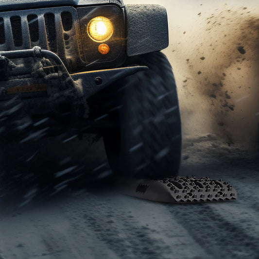 2 Pack Super Tough PP Car Off Road Traction Boards Anti Skid Rescue Tool