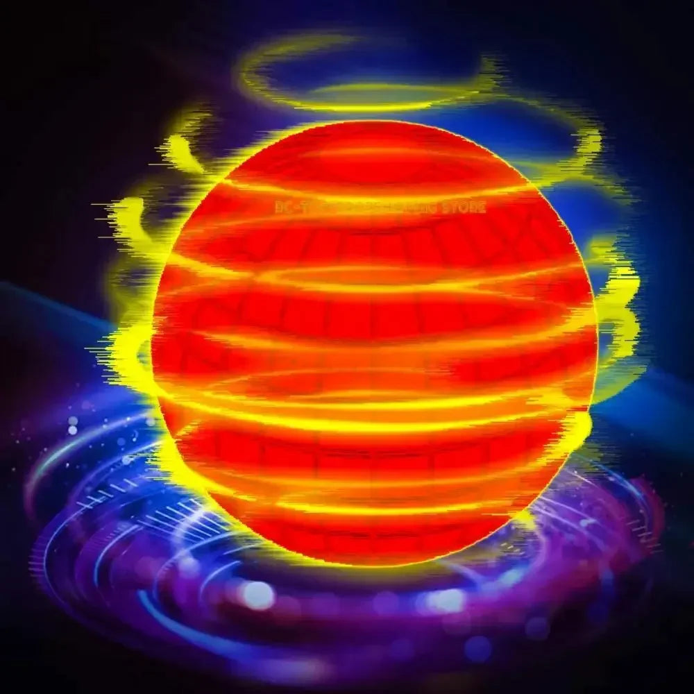 Flying Ball Boomerang Flyorb Magic With LED Lights Drone Hover Ball Fly Nova Orb Flying Spinner Fidget Toys Children Family Gif