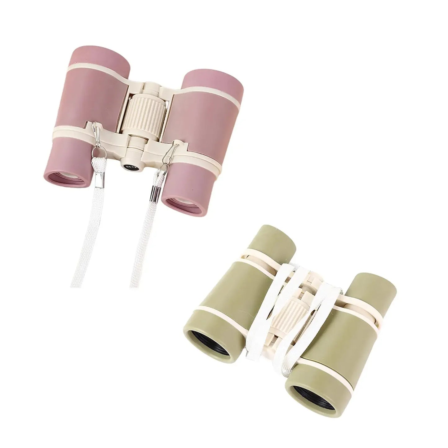 Kids Binoculars Magnifying Glass Toy With Kaleidoscope Lenses Portable Telescope