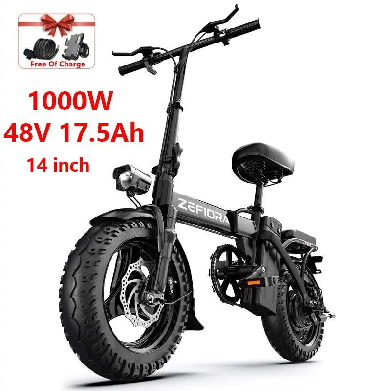 ZEFIORA Electric Fat Bike 1000W 2000W Brushless Motor