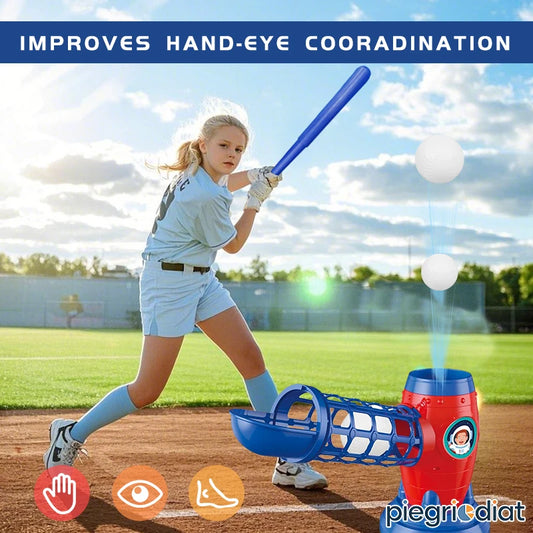 T Ball Sets for Kids 5-8,Tee Ball Set with Plastic Baseball Bat,Toddler Game Sports & Outdoors Toys, Baseball Training Equipment
