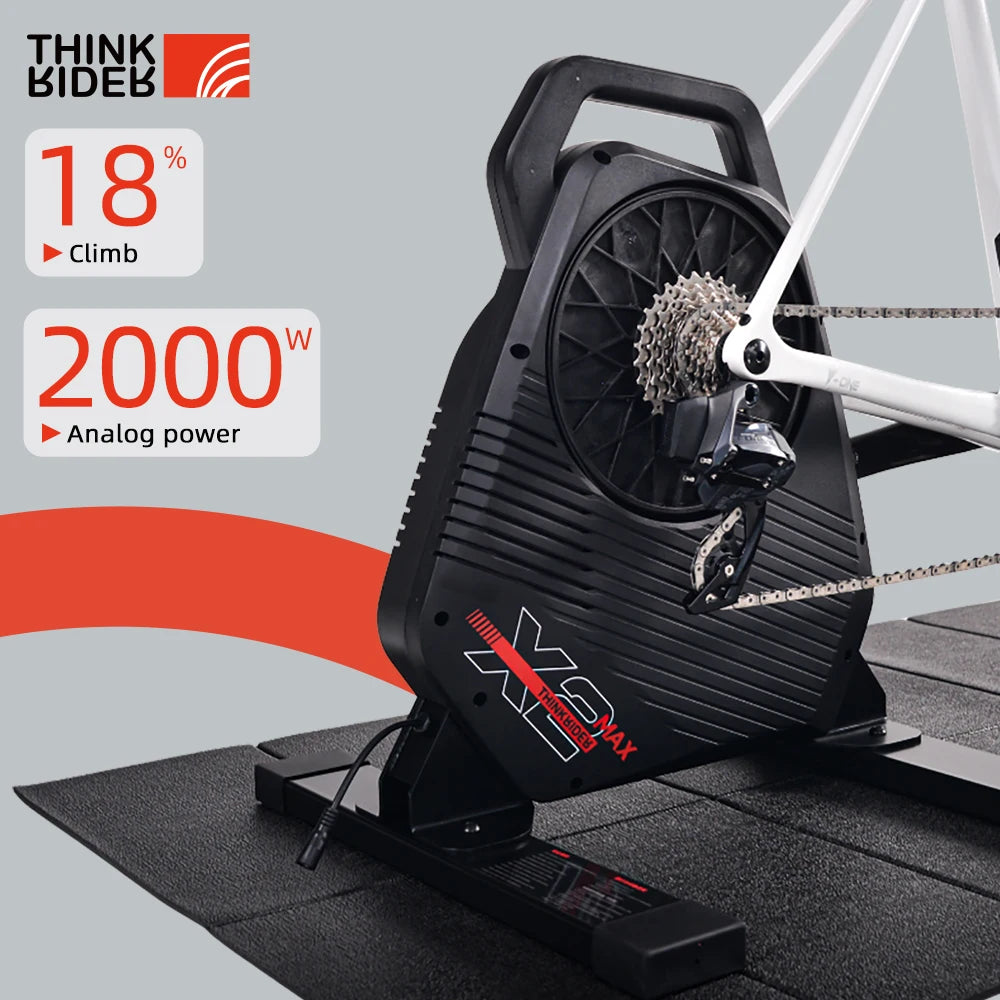 ThinkRider X2Max Smart Bike Trainer With Built In Power Meter Compatible