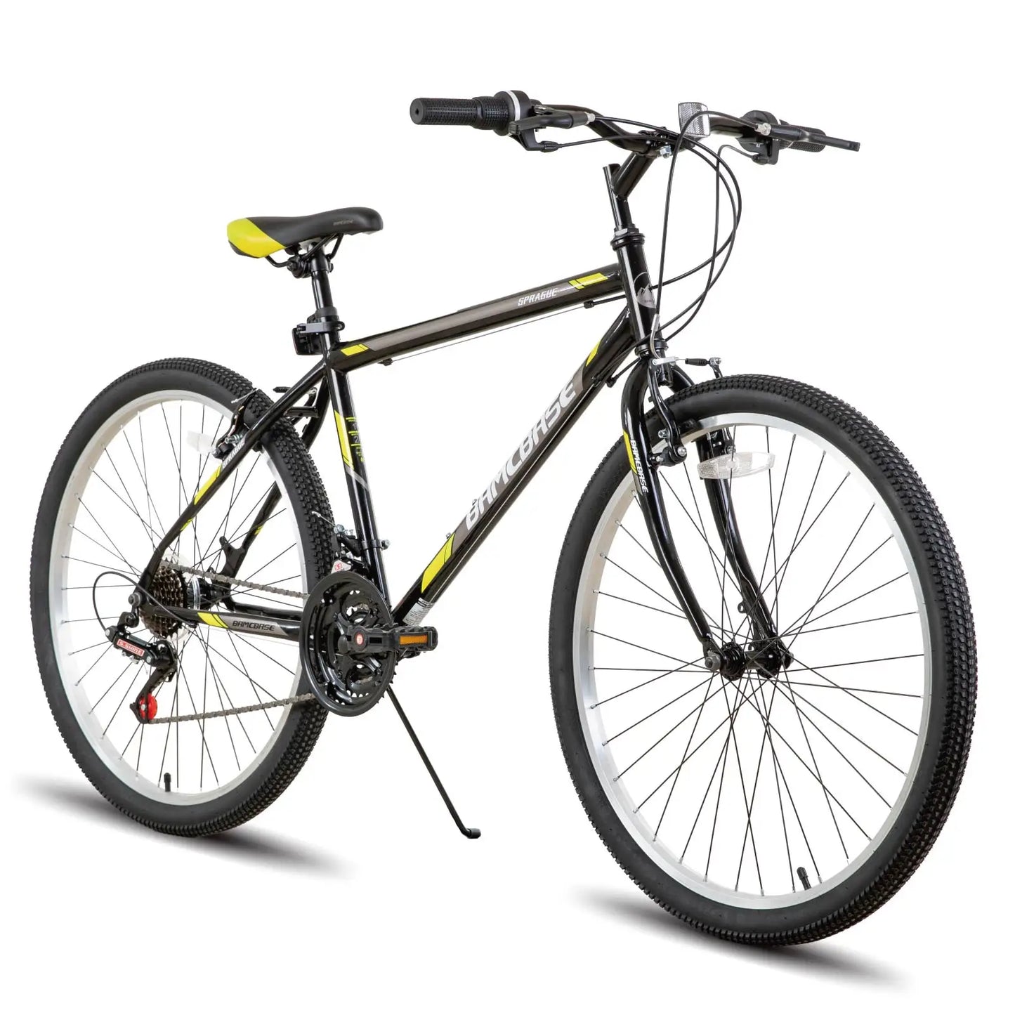 Hiland 24 26 Inch Mountain Bike For Men Women 21 Speed Steel Frame MTB Bicycle