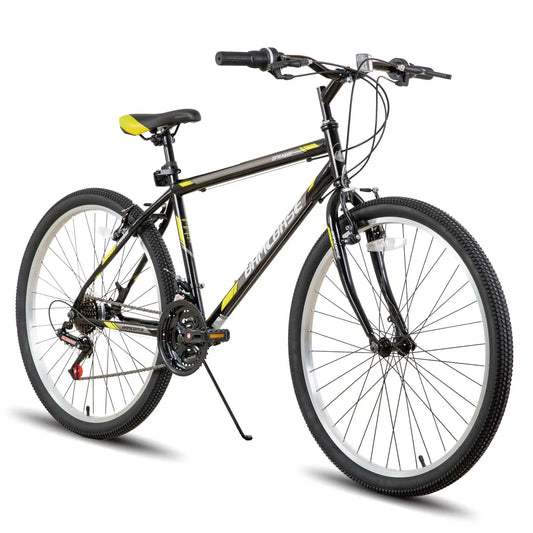 Hiland 24 26 Inch Mountain Bike For Men Women 21 Speed Steel Frame MTB Bicycle