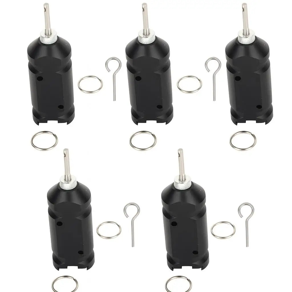 5-Pack Camping Trip Wire Alarm Perimeter Early Warning System Bear Deterrent for Hiking Campsite (Adapter Not Included)