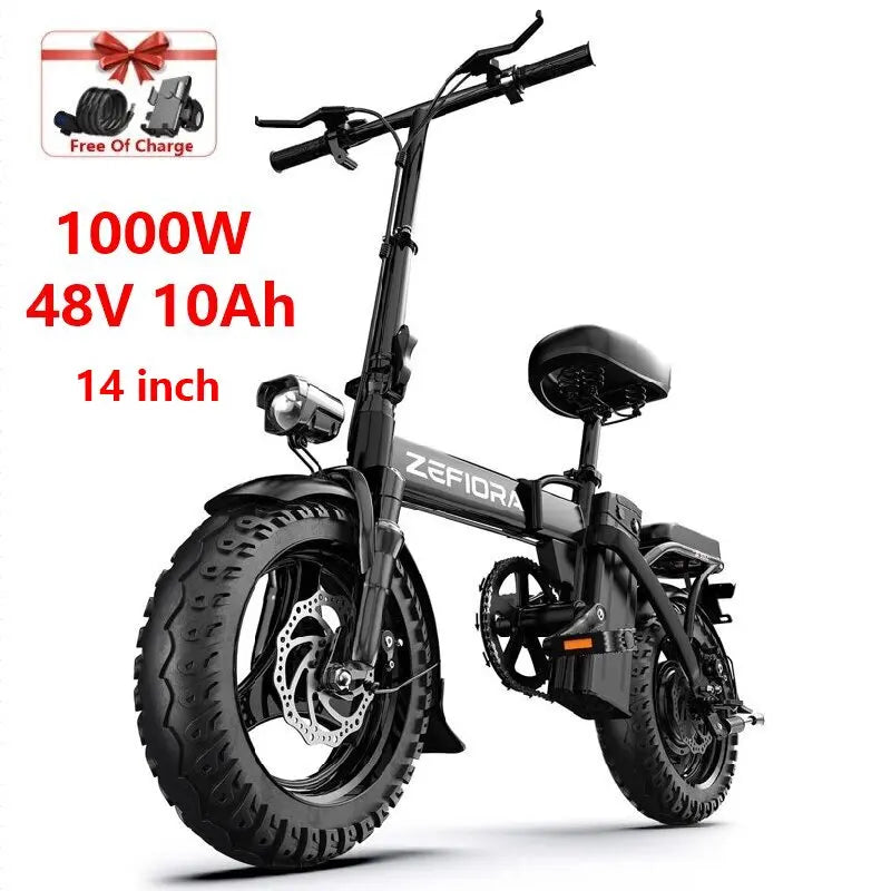 ZEFIORA Electric Fat Bike 1000W 2000W Brushless Motor