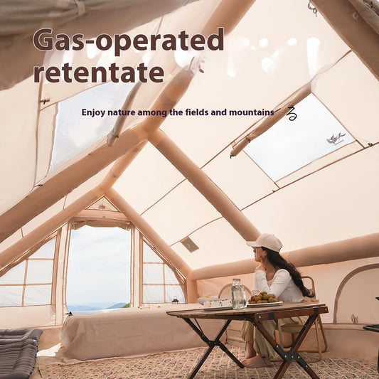 Inflatable Camping Tents For Adults Luxury Family 4 6 8 Person With Stove Plug