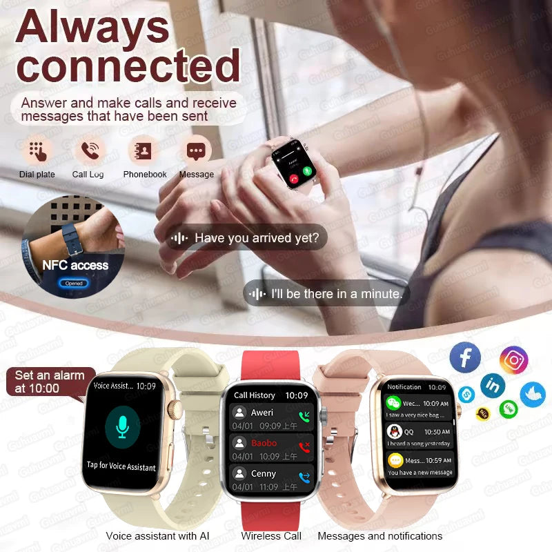 Xiaomi Women AI Smartwatch With HRV PPG Health Monitoring