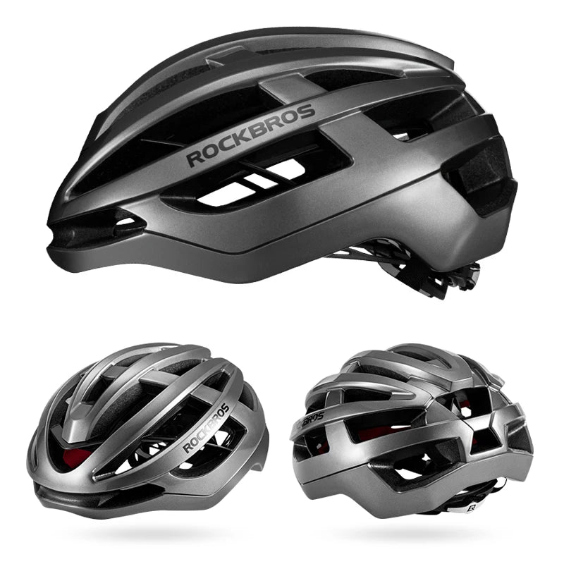 Rockbros Bicycle Helmet Breathable Integrally Molded Unisex Road Bike Helmet
