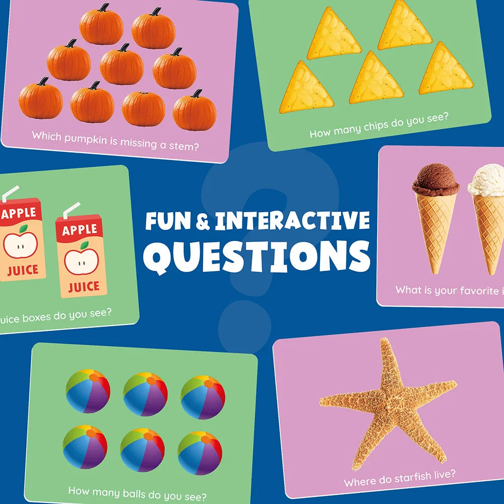 Double-Sided Alphabet And Numbers Flash Cards For Toddlers